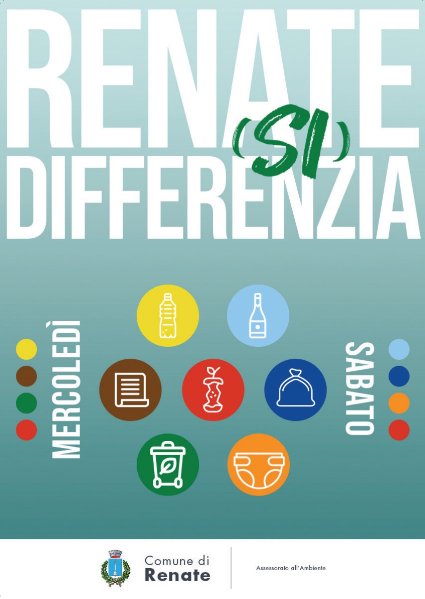 Al via la nuova campagna di sensibilizzazione “Renate si differenzia”