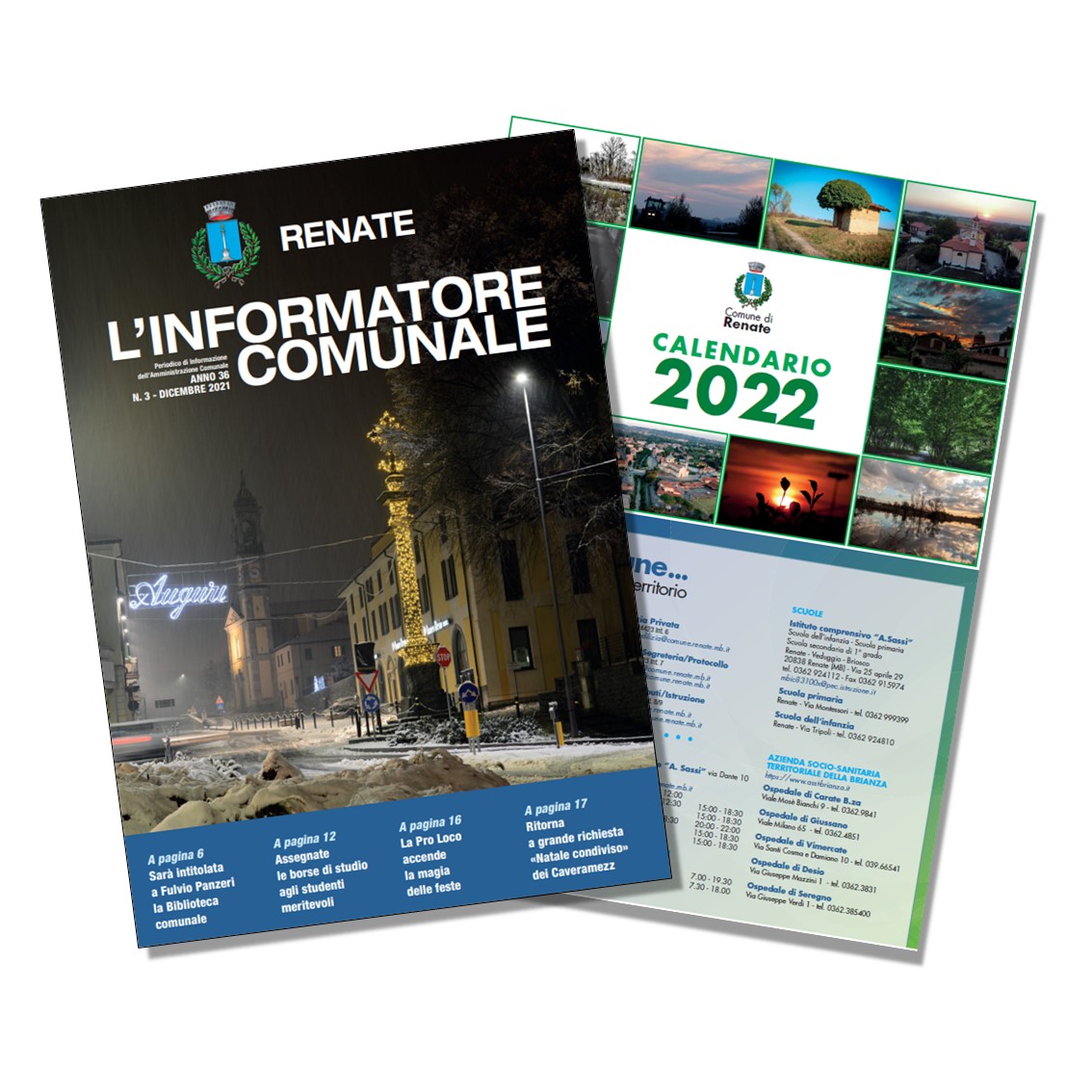 Distribuzione Informatore comunale e calendario ecologico 2022