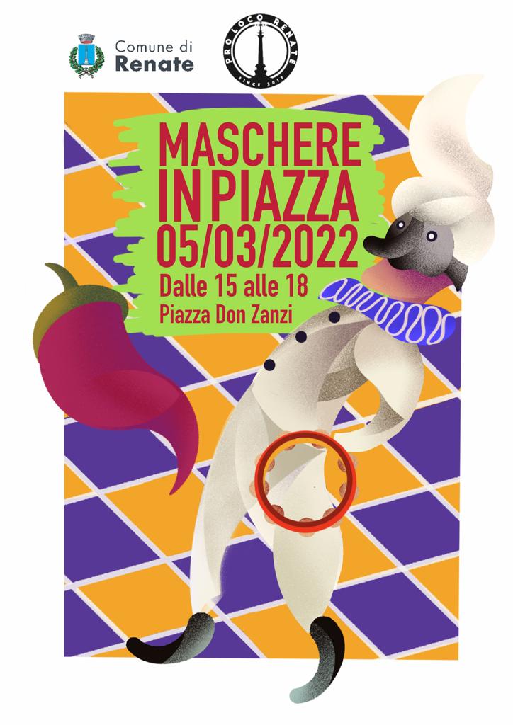 Carnevale 2022 - Maschere in piazza con la Proloco di Renate