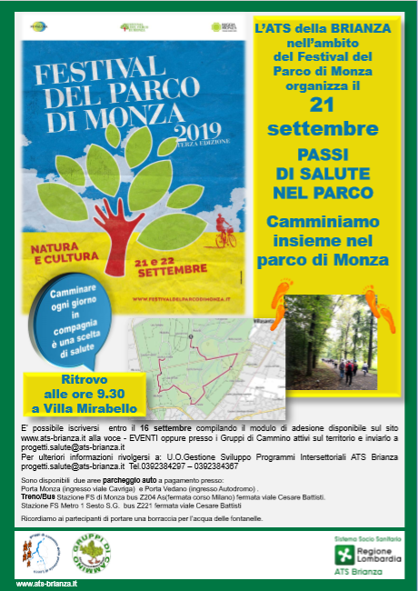 Passi di salute nel Parco