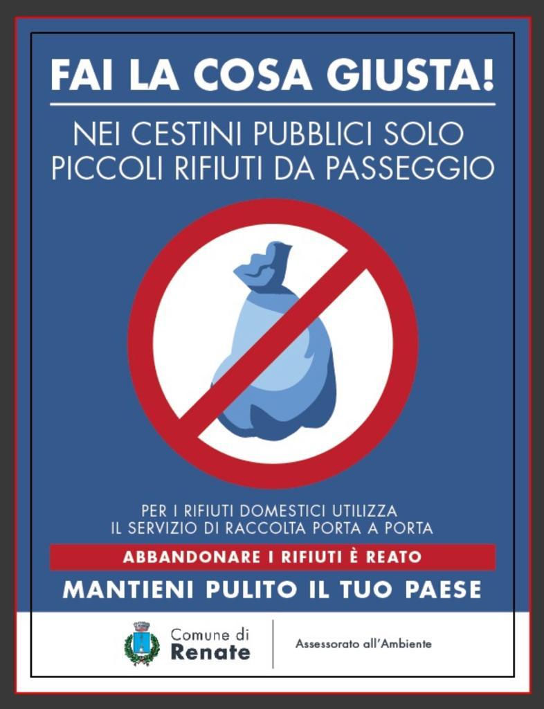 Ricollocazione nuovi cestini urbani